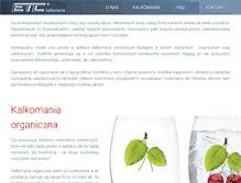Tablet Screenshot of kalkomania.com.pl